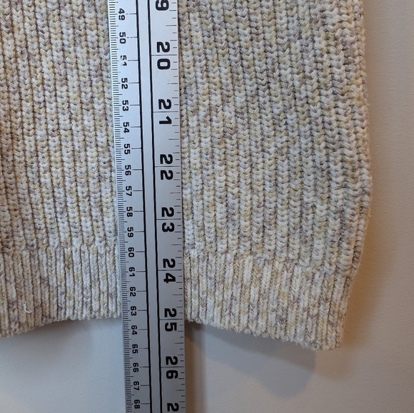 LOFT Beige Cream Multitone Knit Sleeveless Top Women Small *flaw - Picture 7 of 8